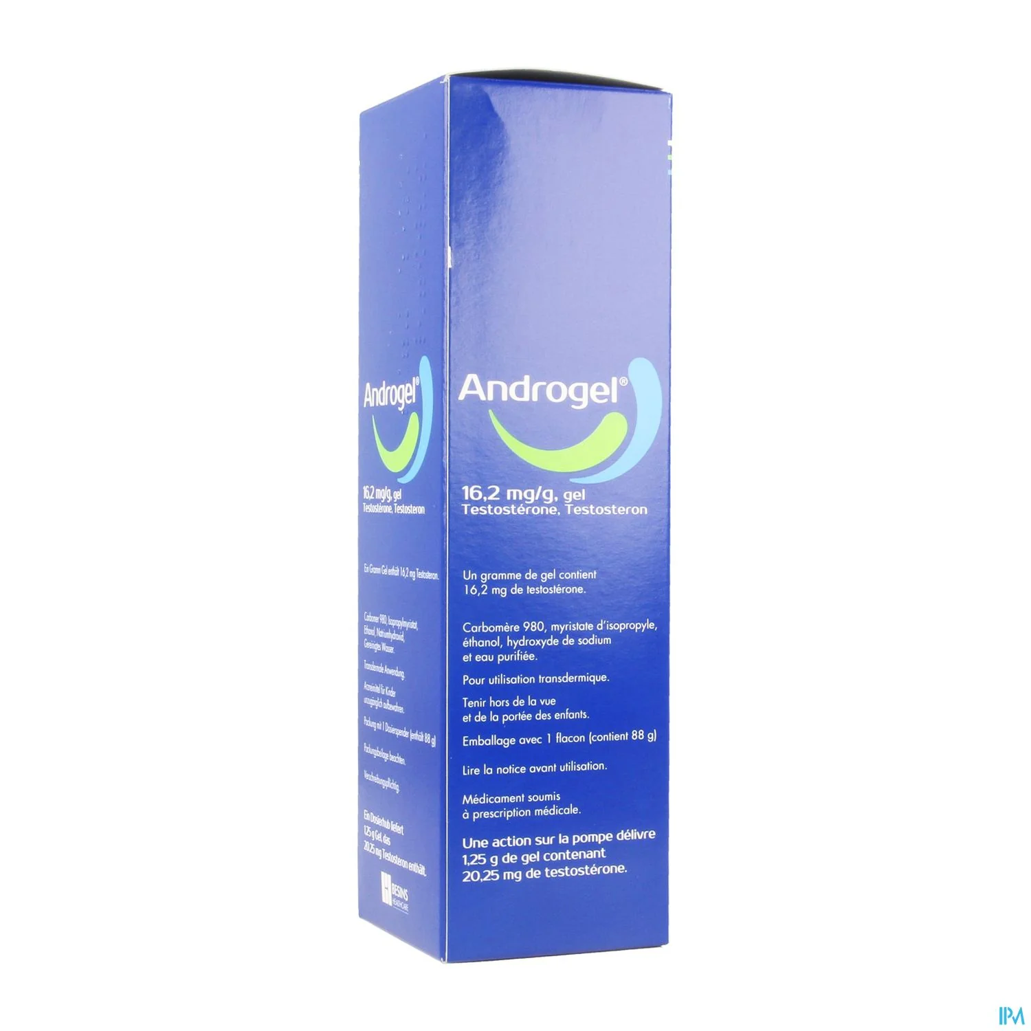 androgel gel Androgel 16.2 mg/g (88gm) - Image 1