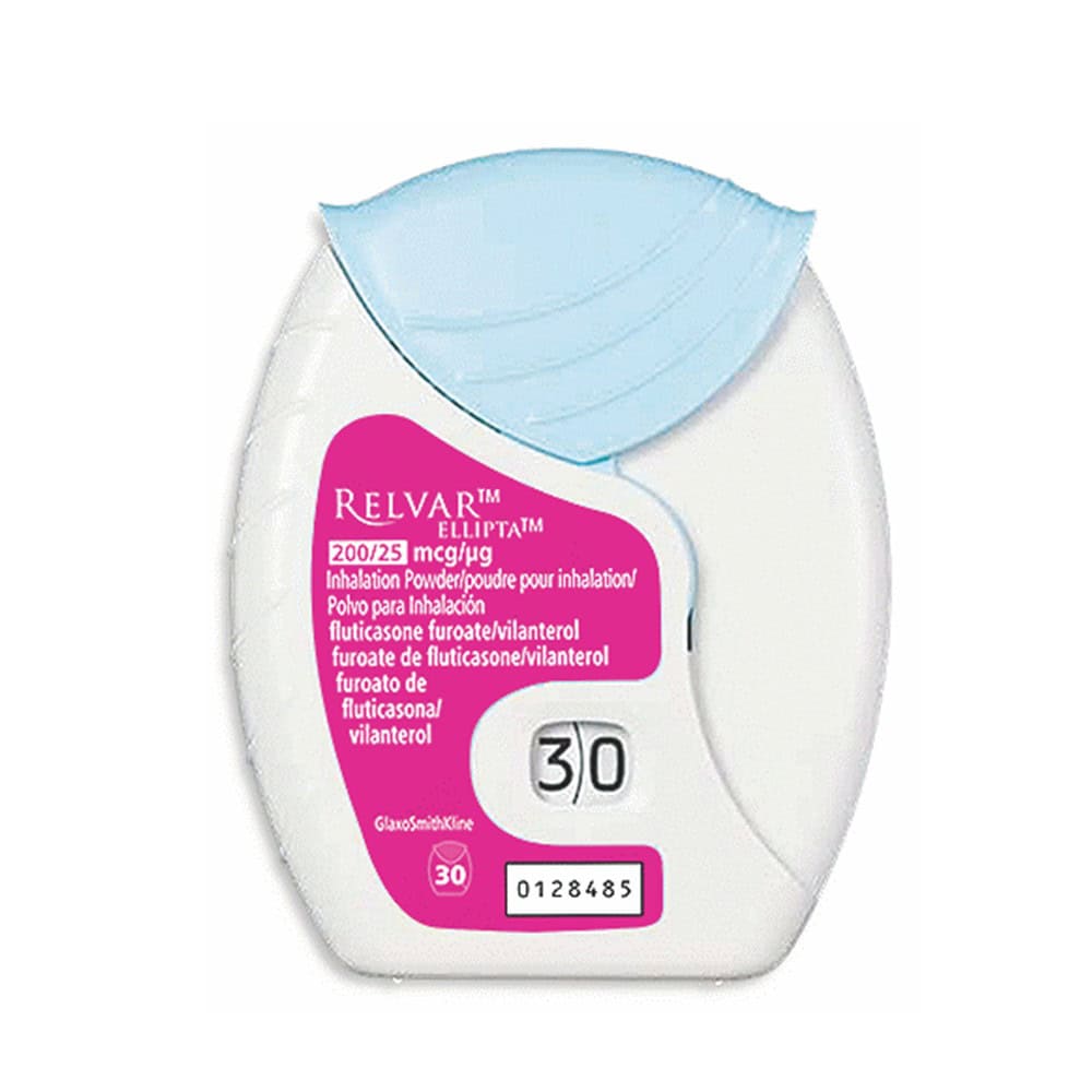 relivar ellipta Relvar Ellipta 200/25 mcg Inhaler (30 doses) - Image 1