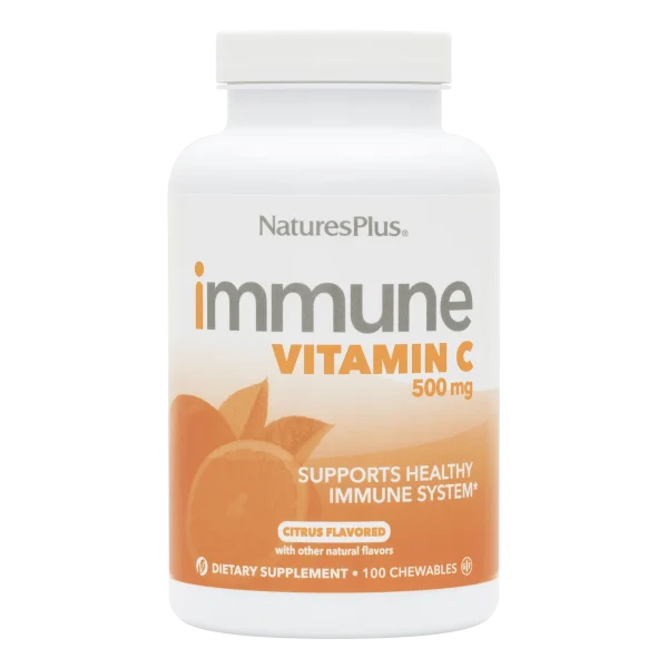 NaturesPlus Immune Vitamin C Chewables (Citrus, 100 tablets)