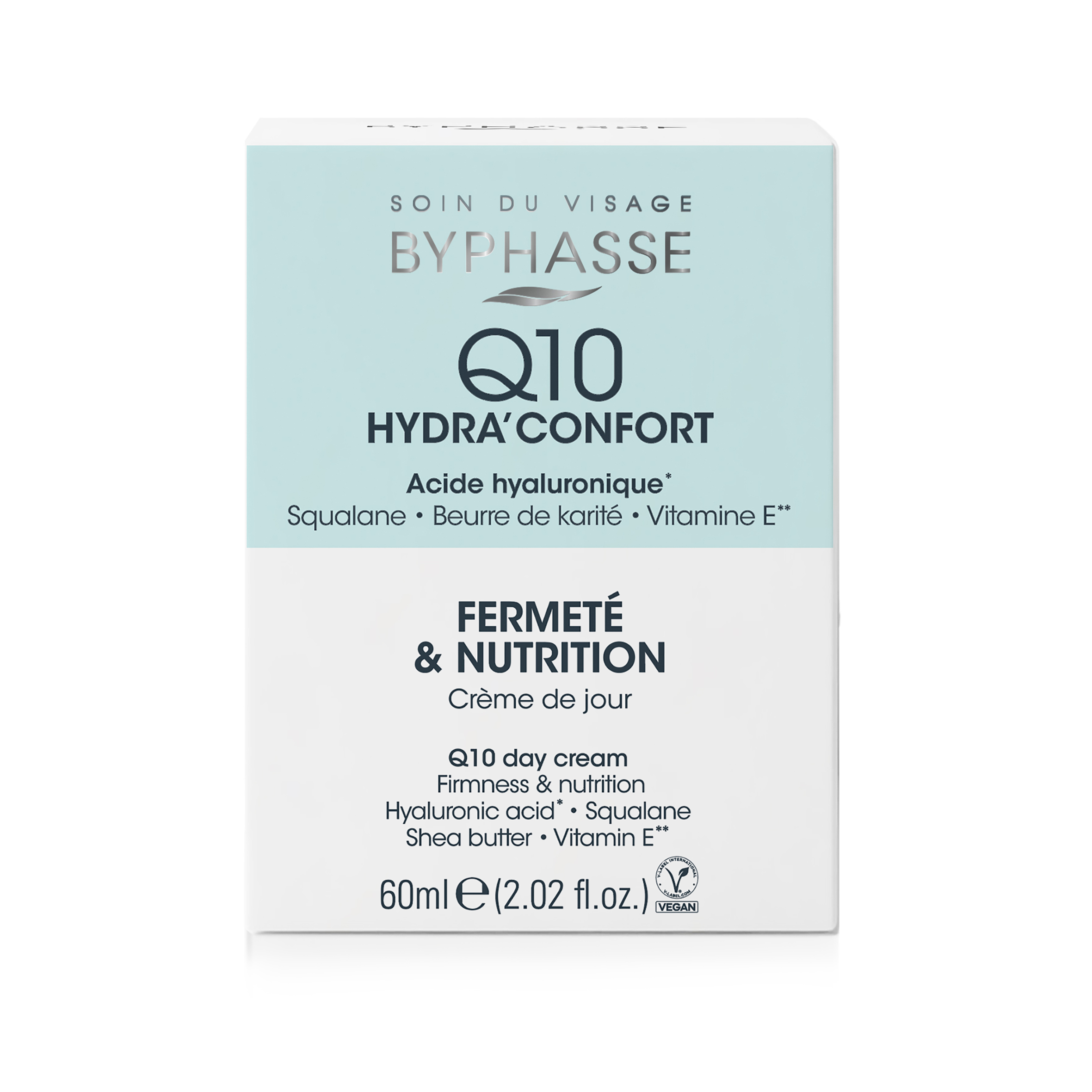 Q10-HYDRACONFORT-DAY-CREAM-60ML-PRODUCT-BOX_2 Byphasse Q10 Hydra Comfort Cream 60ml - Image 1